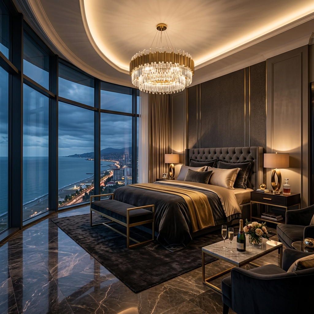 Royal Lamassu Suite — panoramic sea view